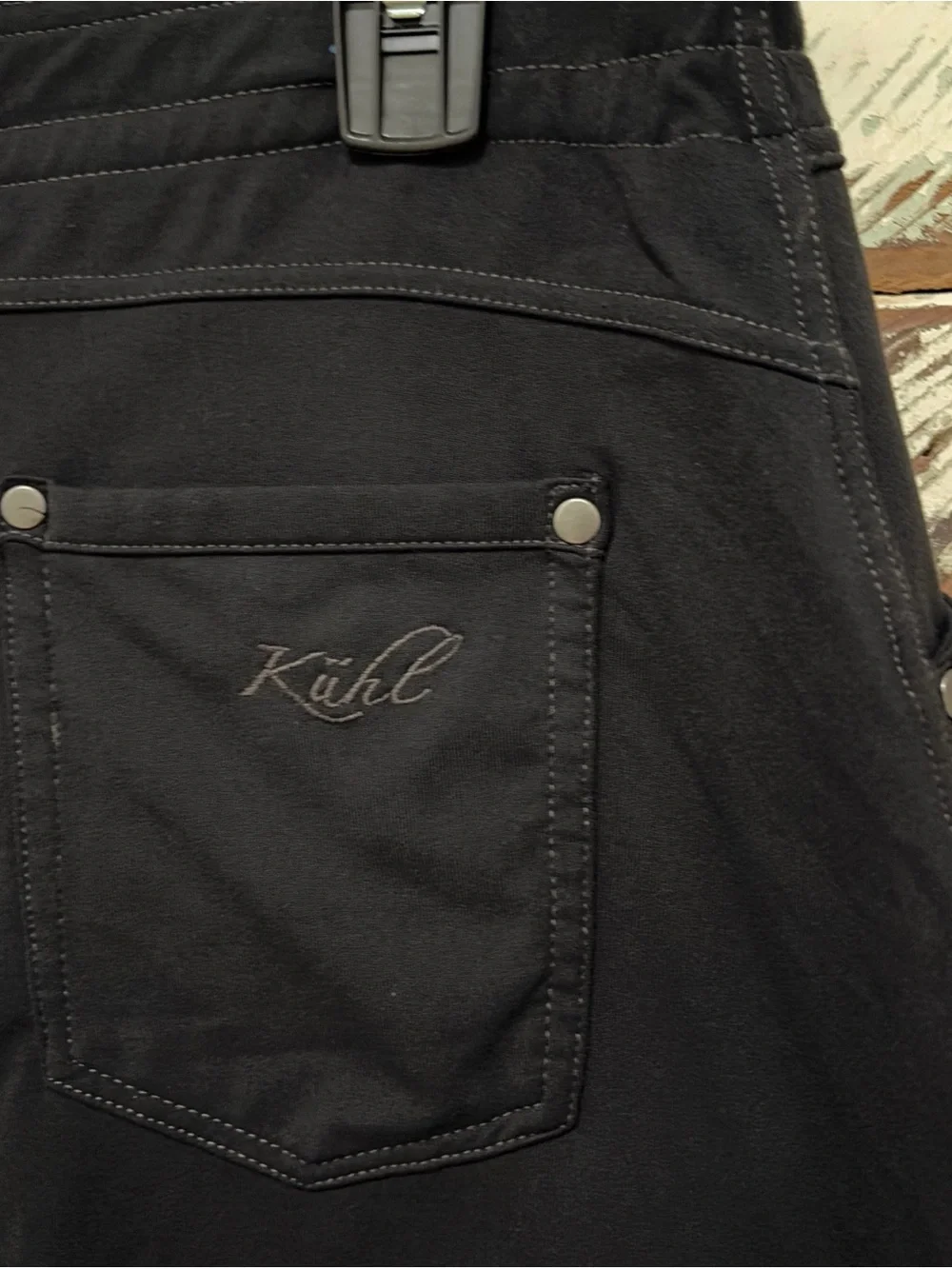 KÜHL Mova Skirt Skort Womens Size Medium Black Outdoor Hiking Gorpcore Travel